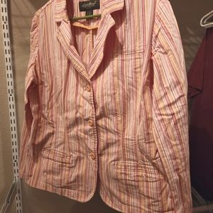 Eddie Bauer XL Fruit Stripe Blazer